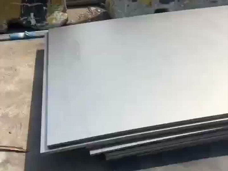 不锈钢板材料近景
