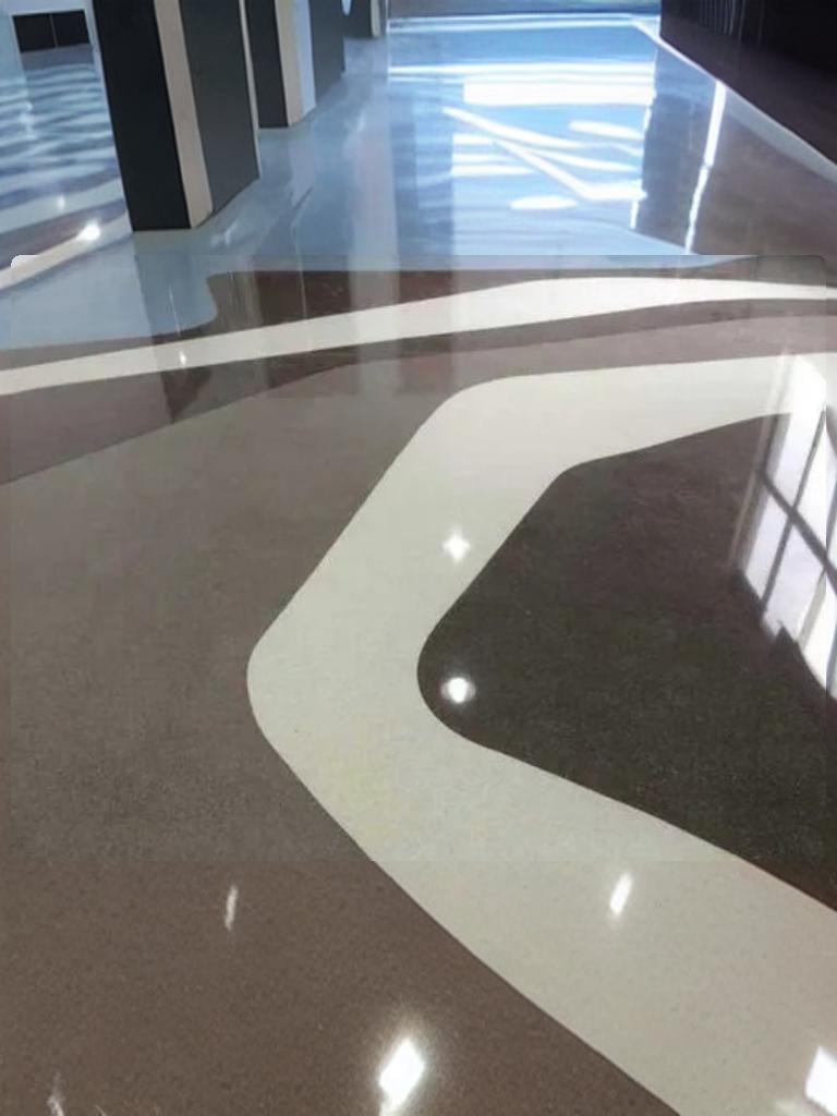 展厅彩砂地坪