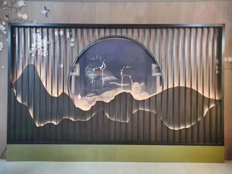 琼海市新中式影壁墙