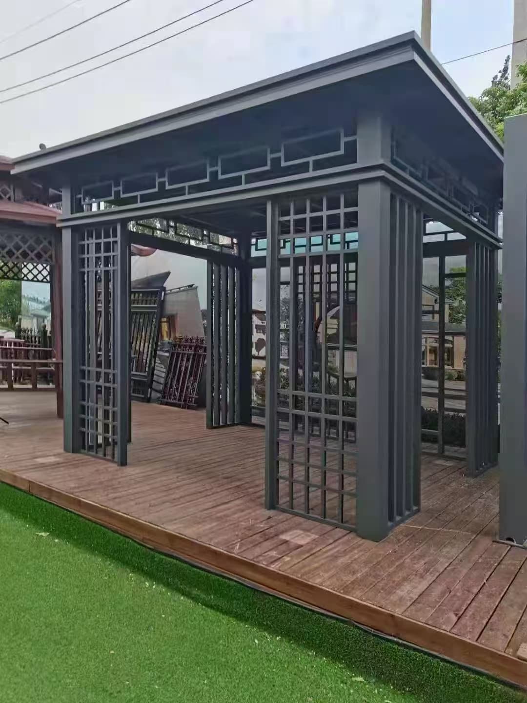 江门市铝合金电动凉亭
