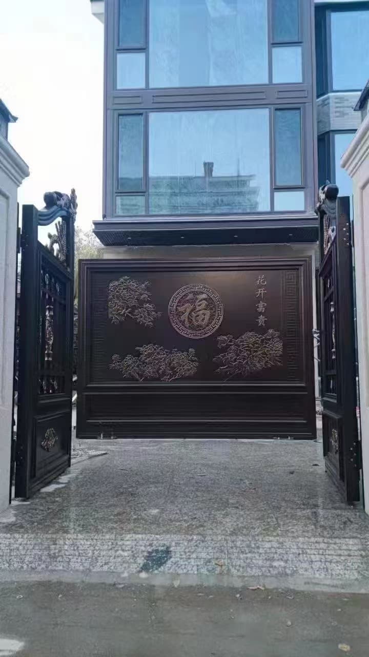 琼海市新中式铝艺影壁墙