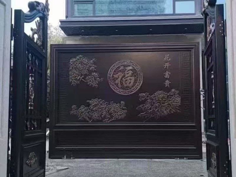 琼海市新中式铝艺影壁墙