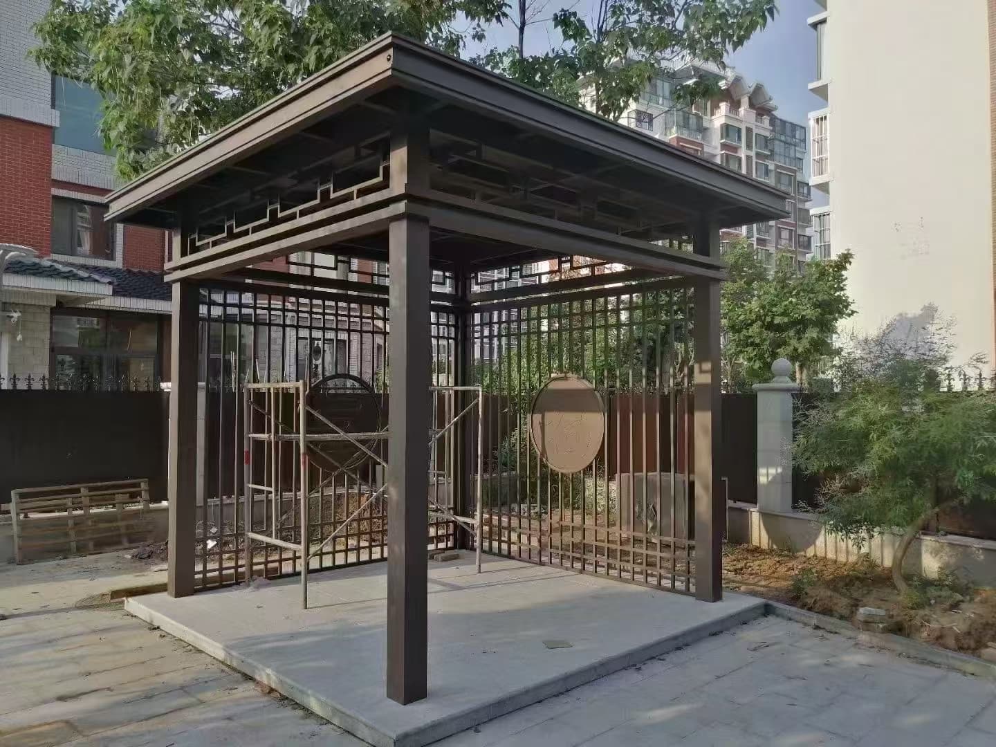 长治铝艺凉亭厂家_铝艺大门_铝艺流水影壁墙_铝艺护栏_2026订做厂家选型与材质解析
