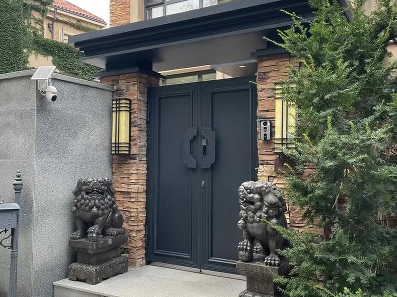 琼海市铝板造型门楼