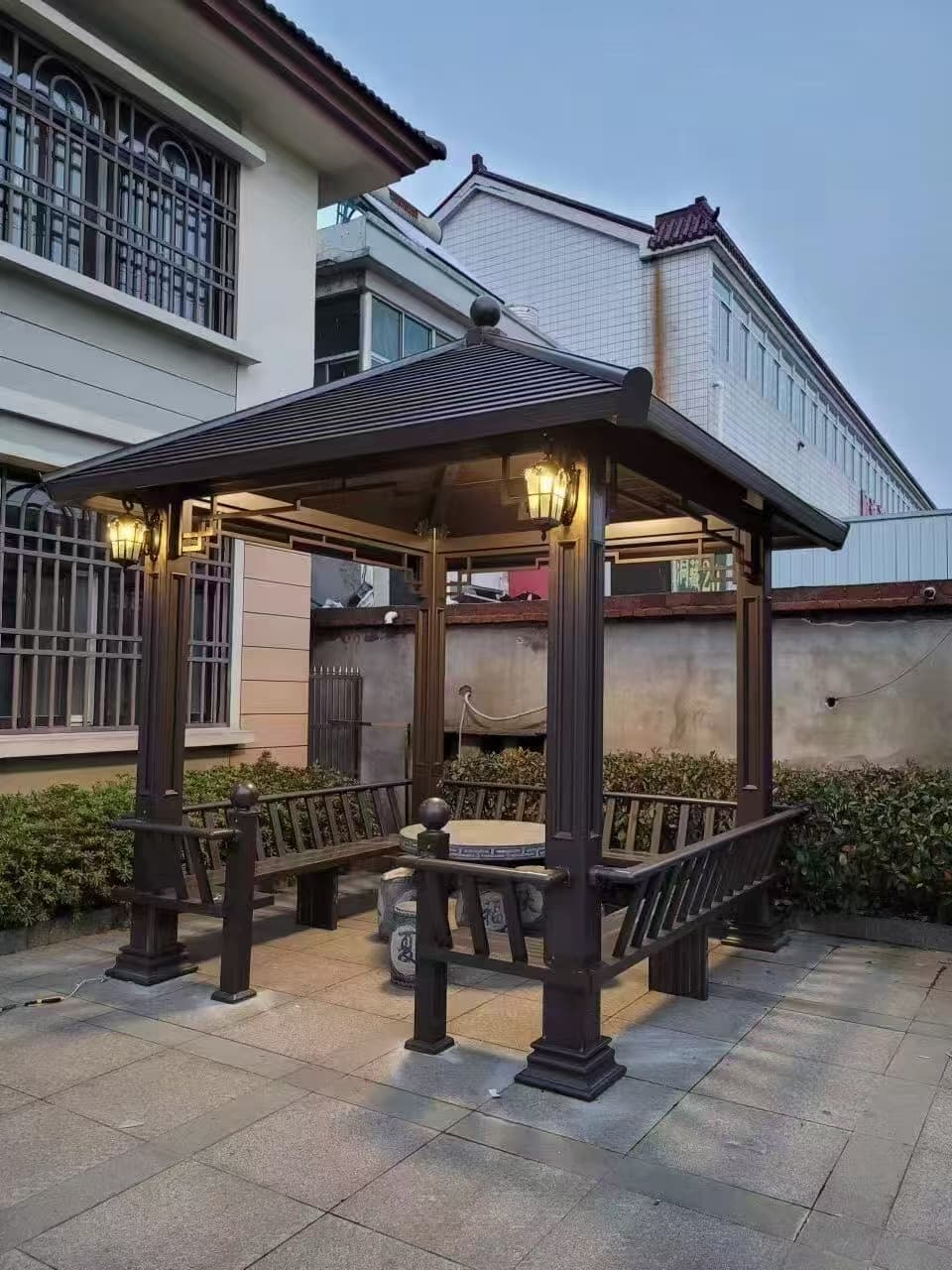 江门市户外铝合金凉亭