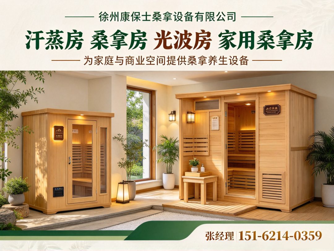 康保士桑拿设备 汗蒸房定制安装实景