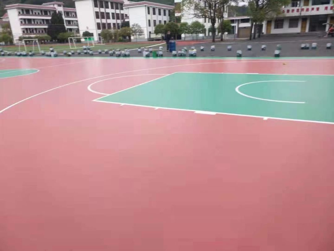 硅PU篮球场