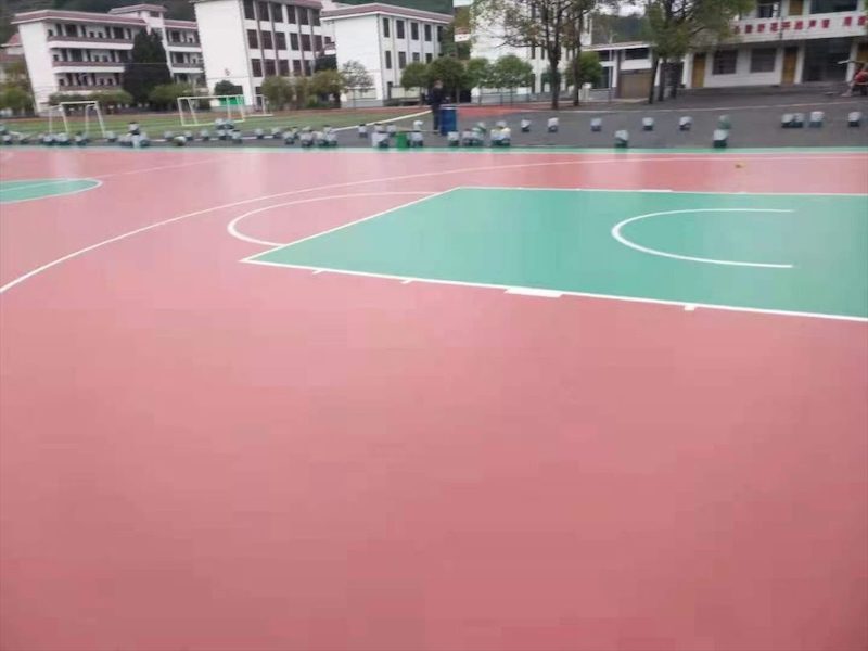 硅PU篮球场