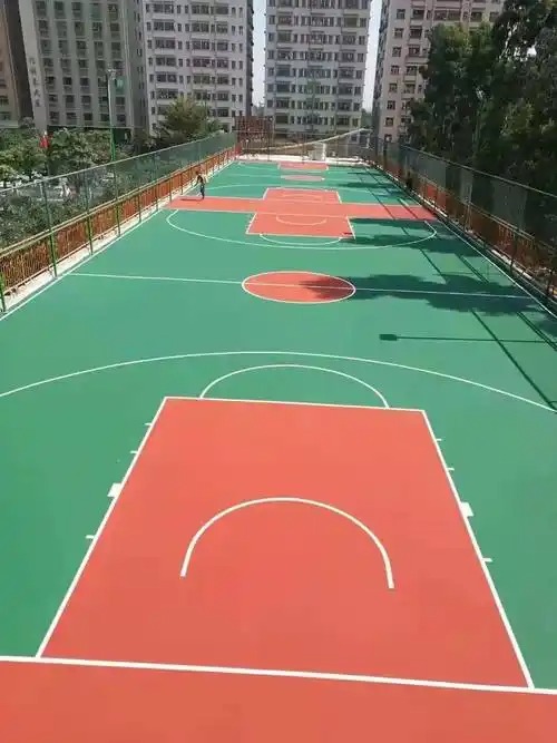 硅PU篮球场