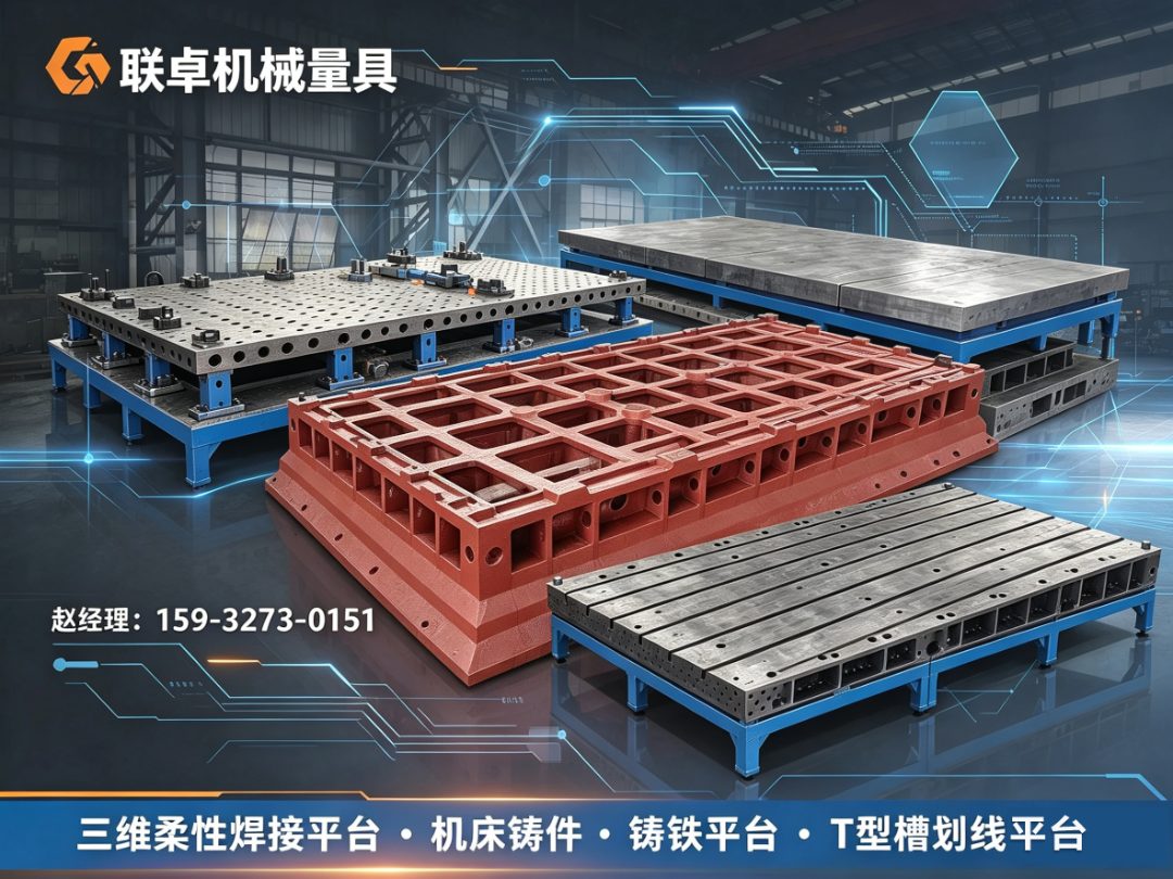 联卓机械量具 铸造及加工车间配备大型铸造设备与加工机床