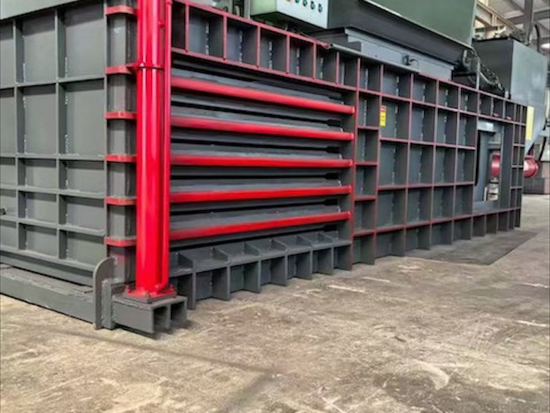 卧式液压打包机工作展示