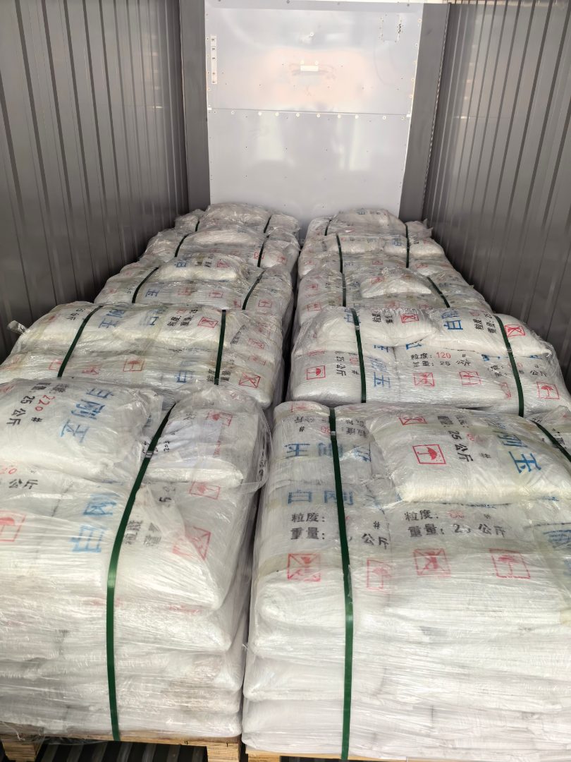 白刚玉除锈喷砂石