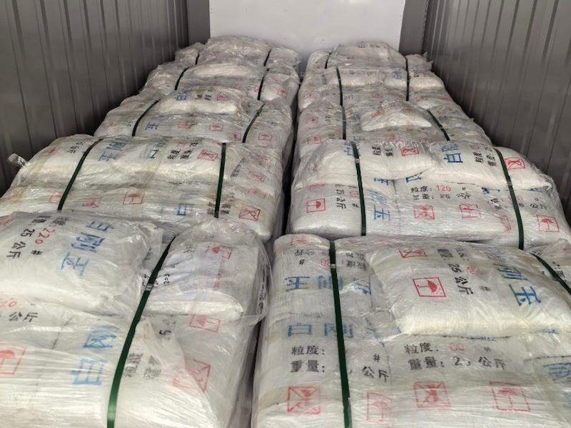 白刚玉除锈喷砂石