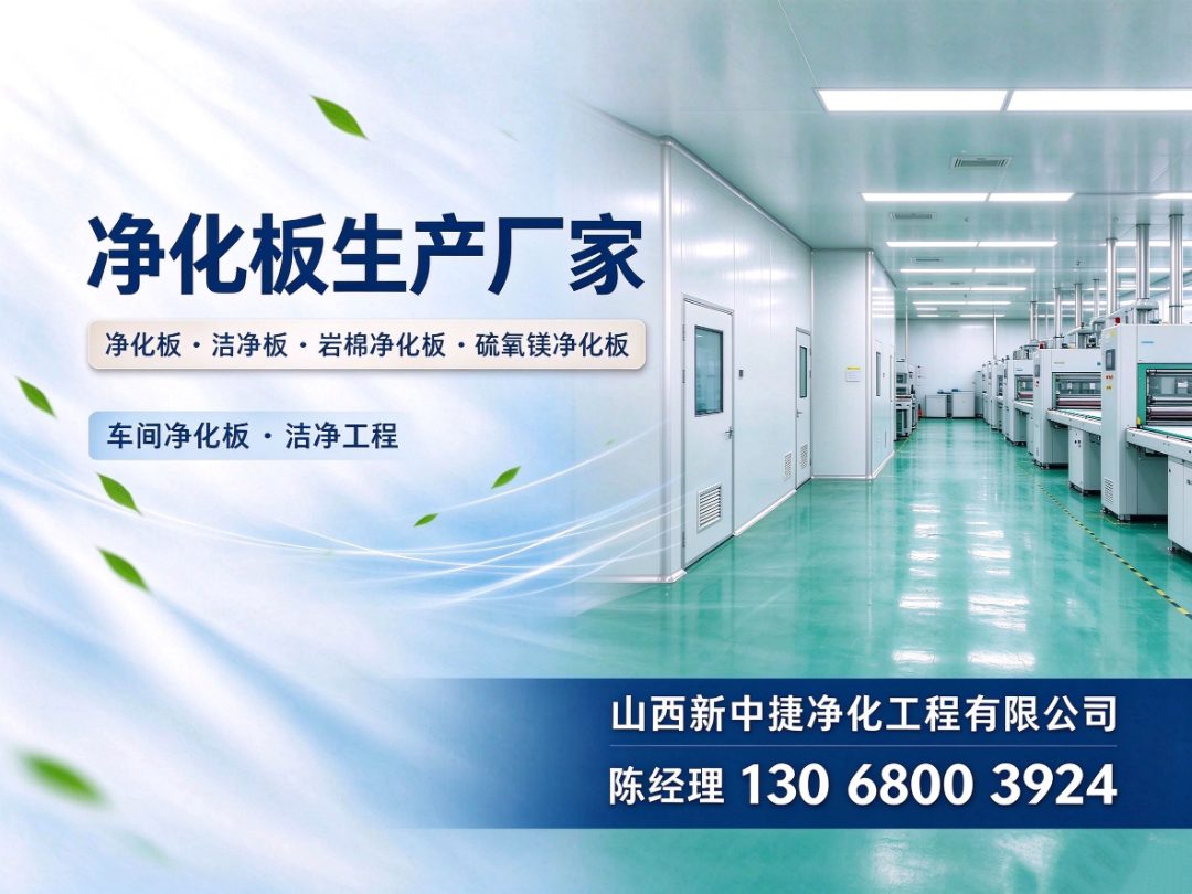 新中捷净化板 净化板生产与成品检验