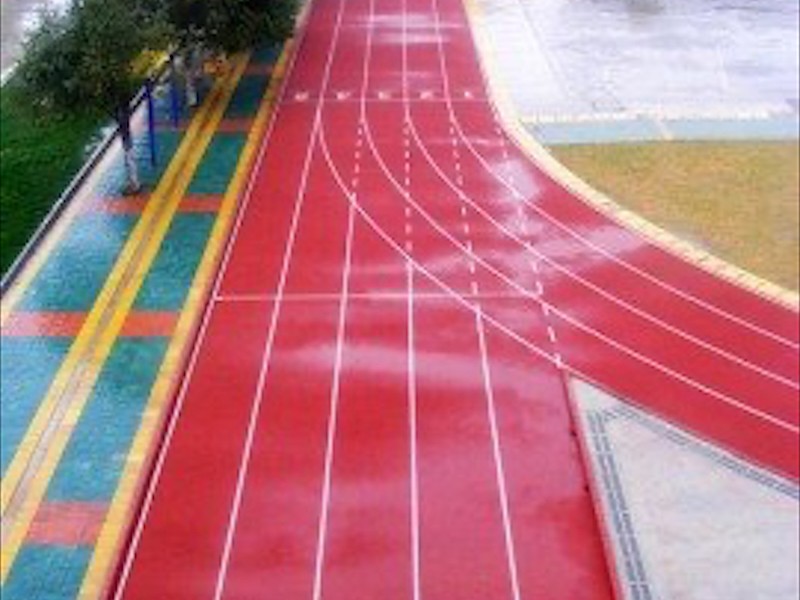 体育场塑胶跑道展示