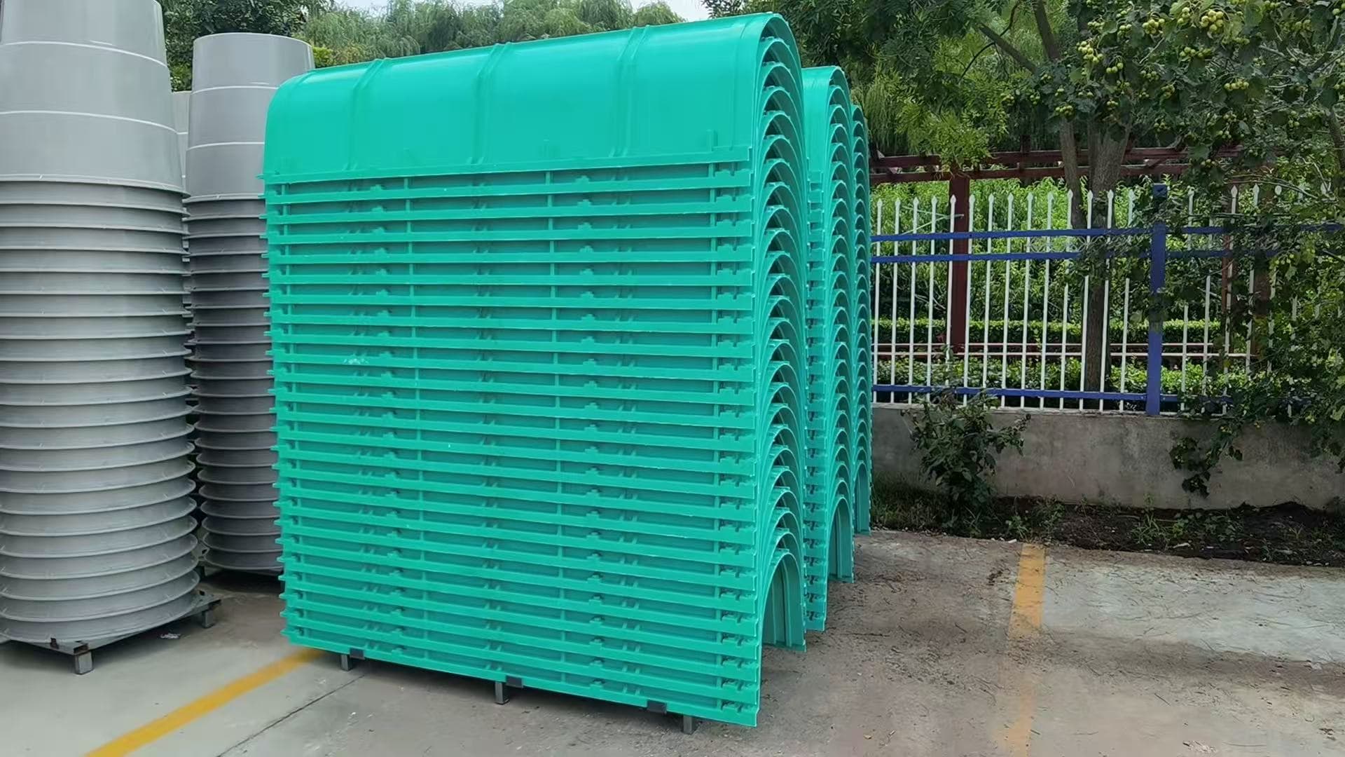 玻璃钢水渠应用示意图
