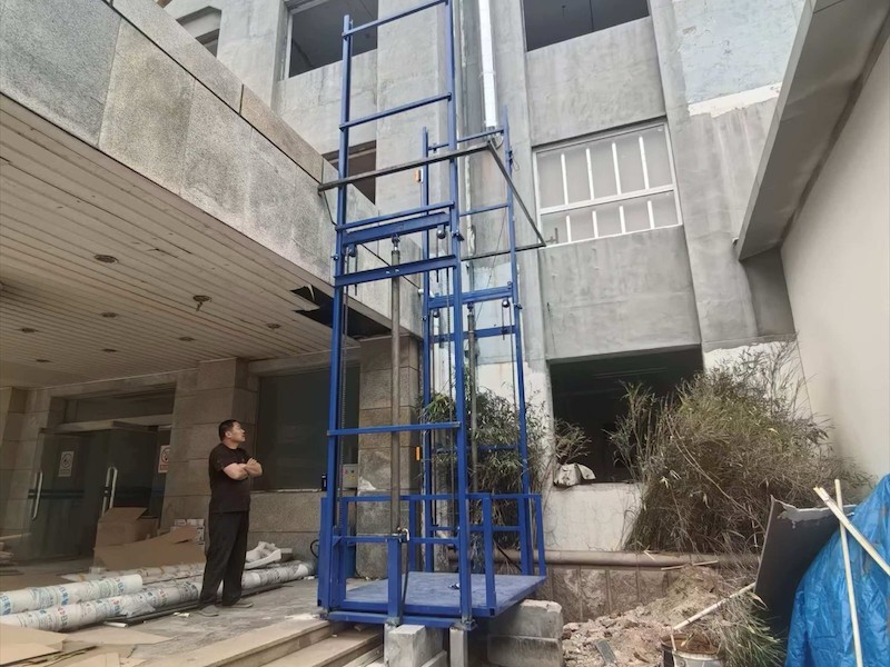 液压升降平台货梯展示