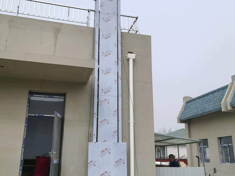 液压升降平台货梯细节展示