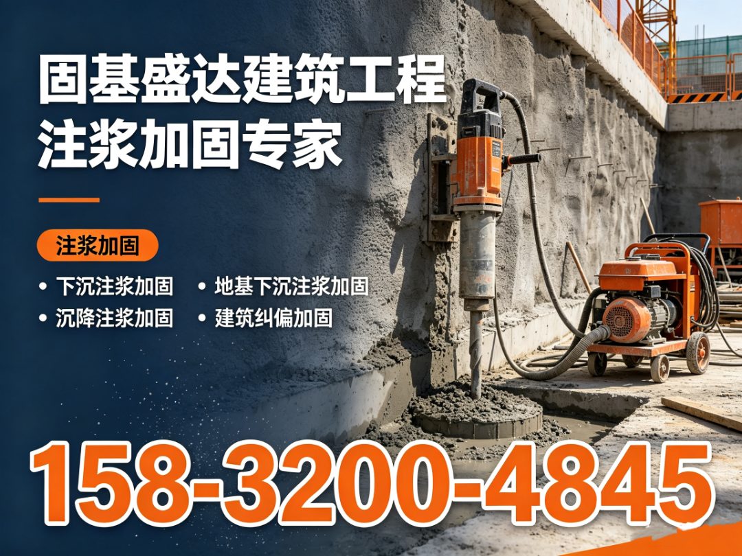 固基盛达建筑工程 注浆加固施工现场