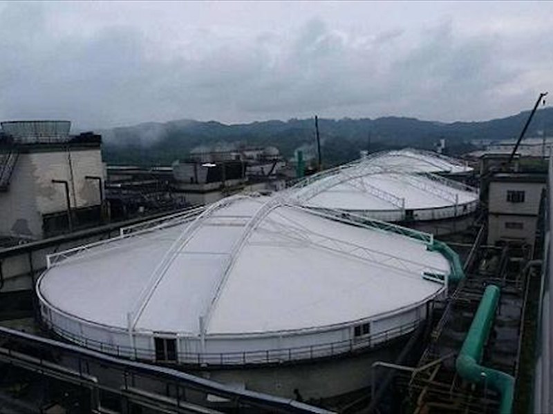 膜结构污水池