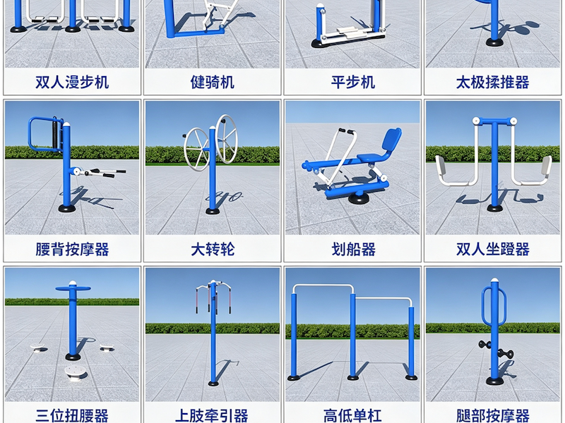 塑木室外健身器材