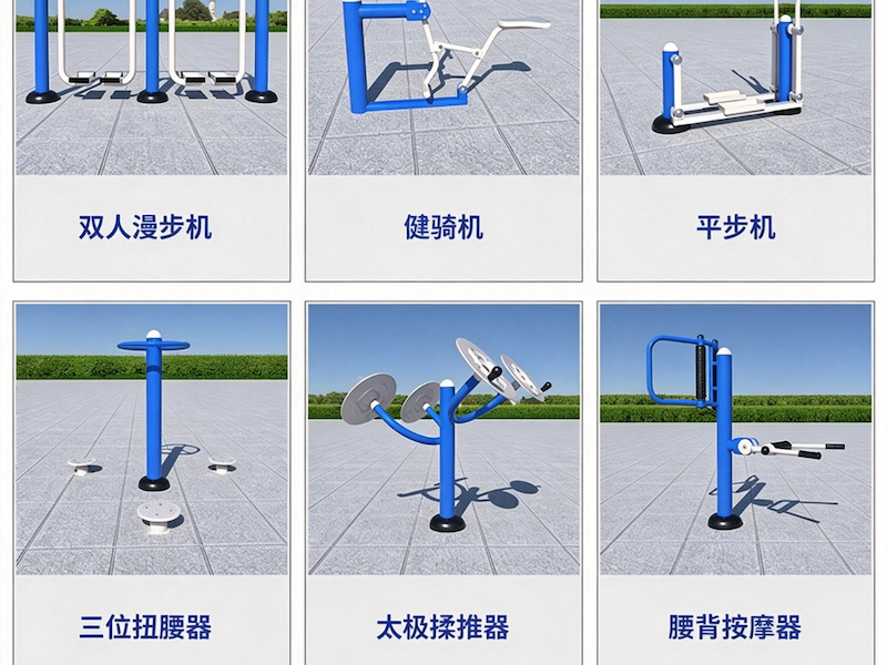 室外塑钢健身器材