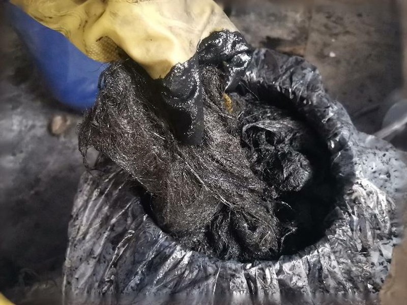 长治市天然麻沥青麻丝