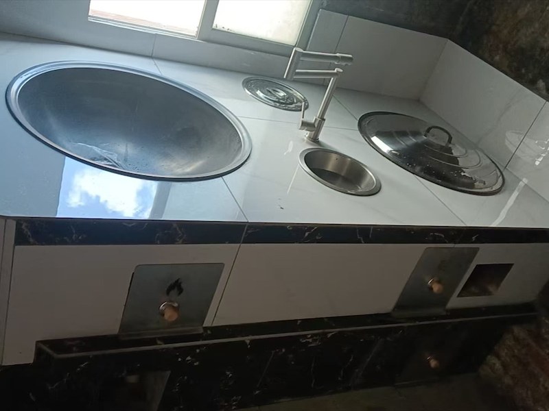 柴火灶模具展示