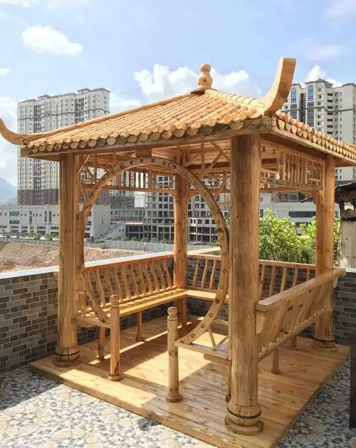 庭院防腐木凉亭