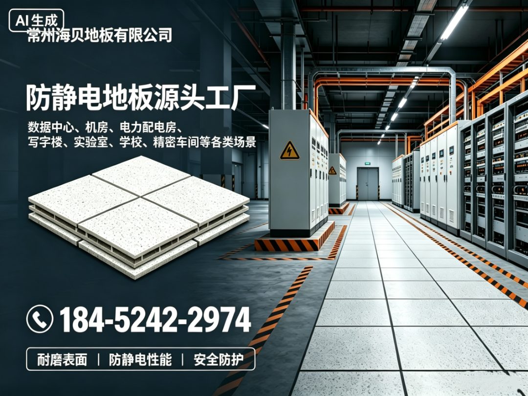 玉海贝防静电地板公司招牌