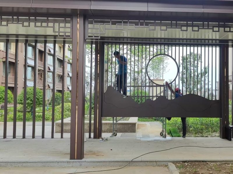 小区景观廊架
