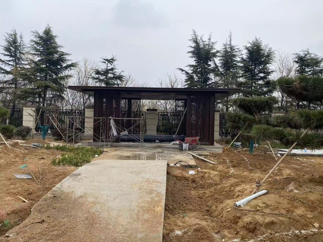 小区景观廊架
