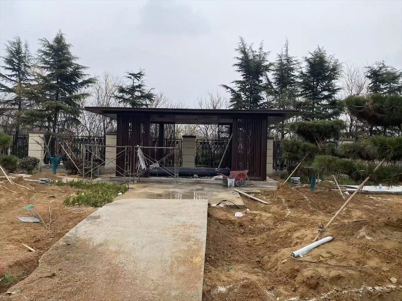 小区景观廊架