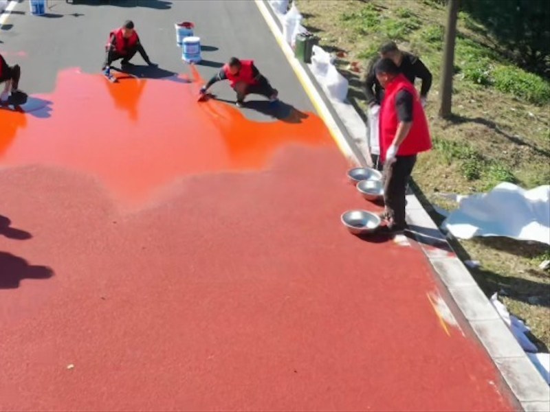 公路陶瓷颗粒路面