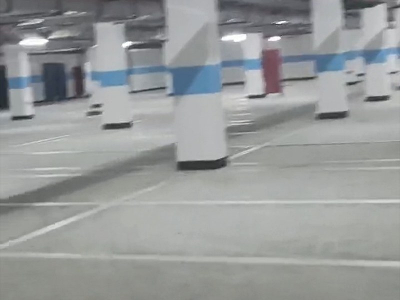 地下车库划线