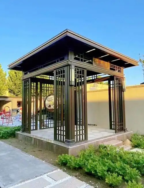 陕西西安铝合金凉亭厂家_铝合金庭院凉亭|铝合金古建凉亭厂家优选企业