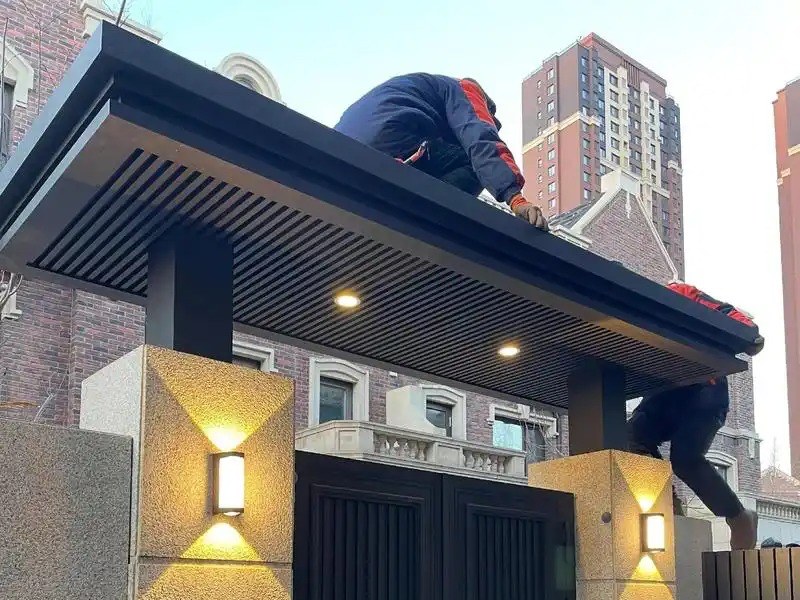 铝艺庭院门