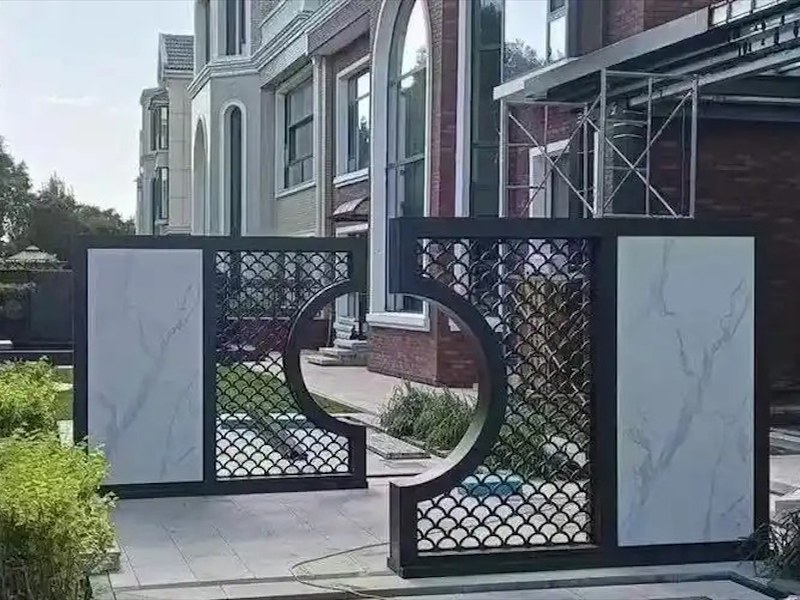 流水景墙