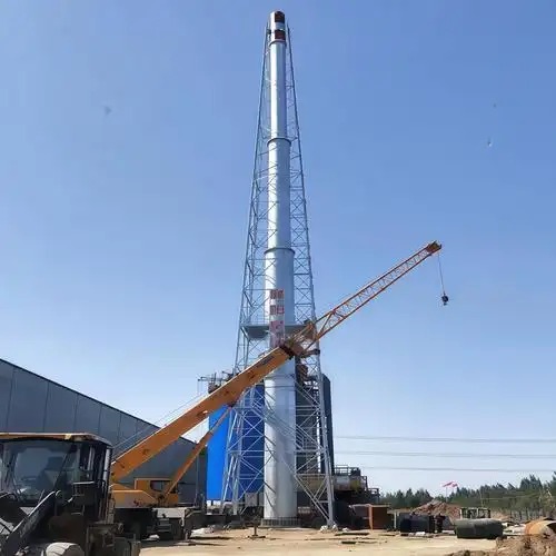 辽宁省锅炉烟囱塔架的振动原因及解决措施