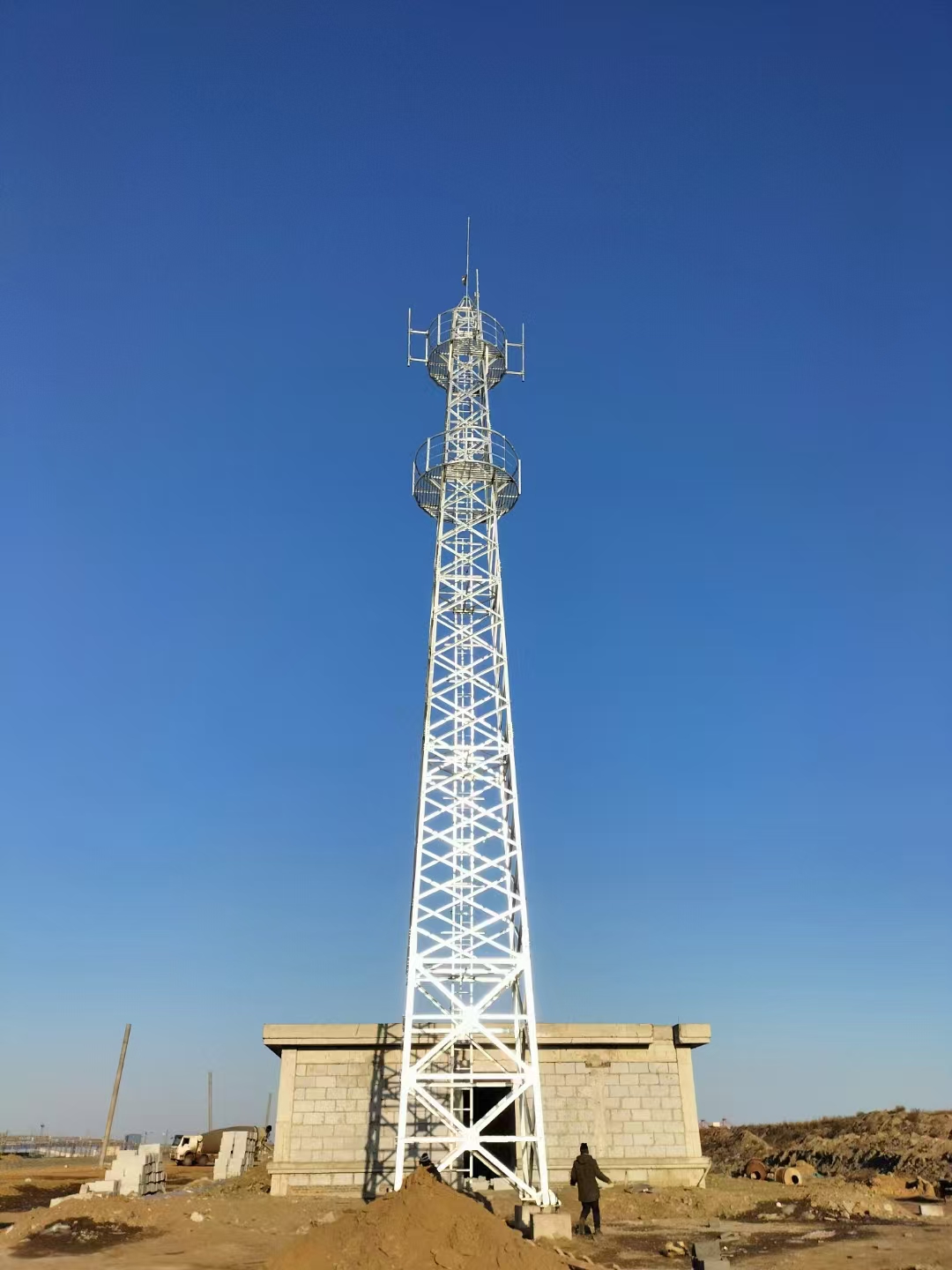 湖南省移动监控塔的灵活部署解决临时安防需求