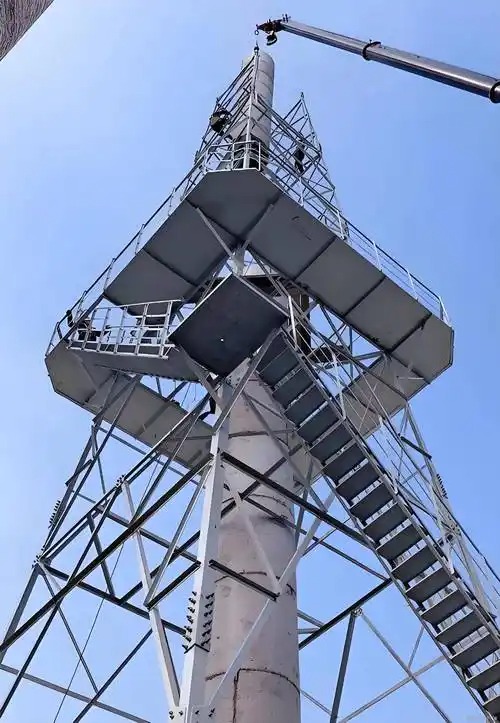 火电厂烟囱钢内筒施工 专业团队技术精湛