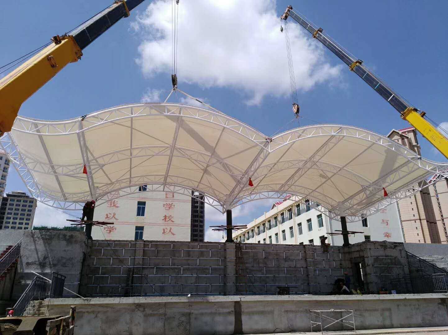 安庆市操场看台膜结构