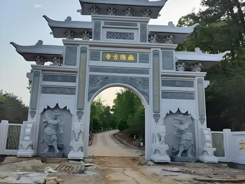 石牌坊工艺细节