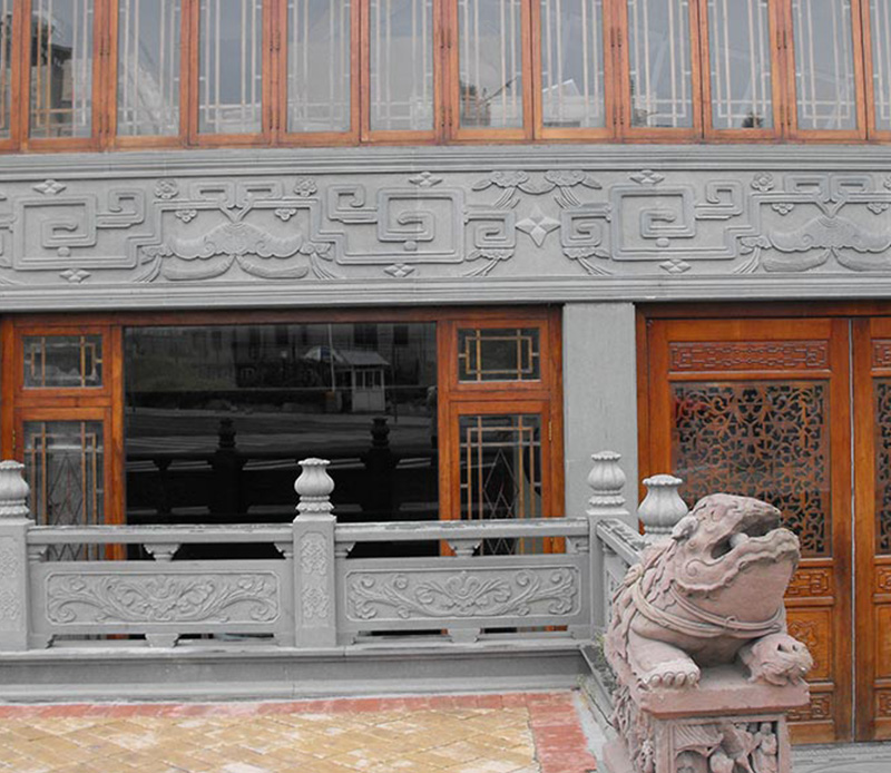 石栏杆细节展示