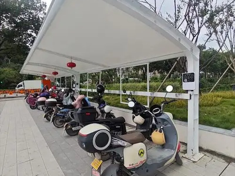 电动车车棚膜结构