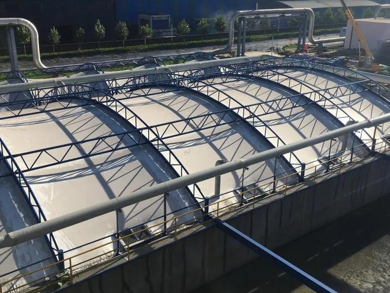 污水池膜结构加盖工程案例
