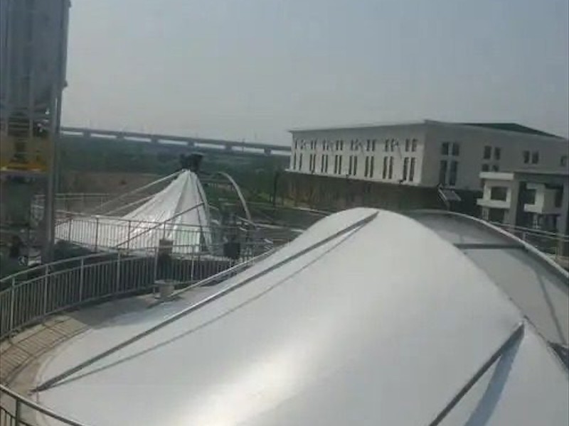 污水池膜结构加盖工程案例