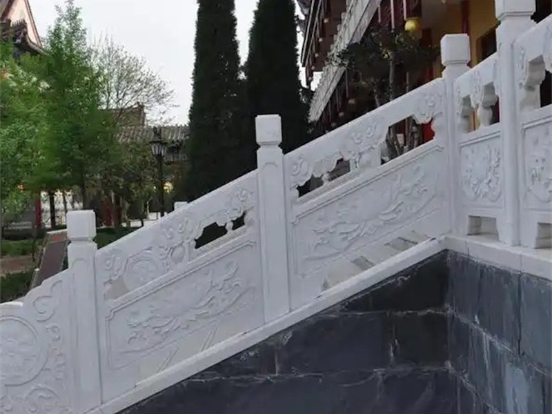 汉白玉栏杆展示