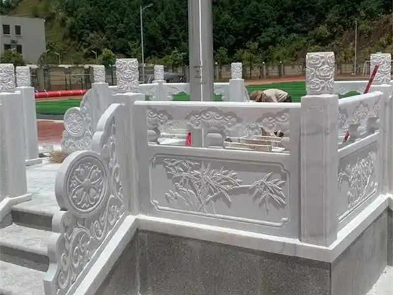 汉白玉栏杆展示