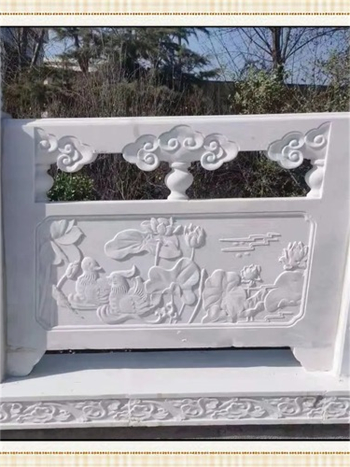景区护栏设计要点，崇左市扶绥县汉白玉栏杆提升游客体验